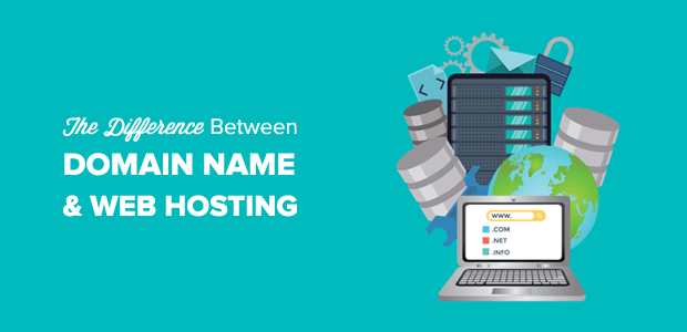 domain versus hosting