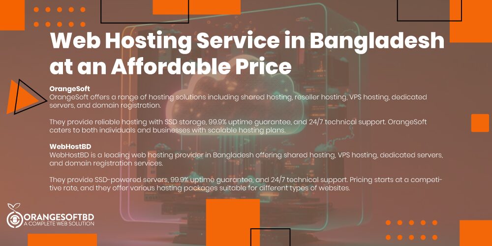 The Best Speed Web Hosting Service in Bangladesh at an Affordable Price