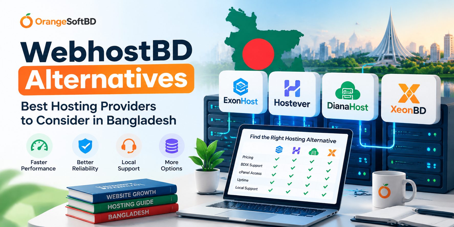WebhostBD Alternatives: Best Hosting Providers to Consider in Banglade
