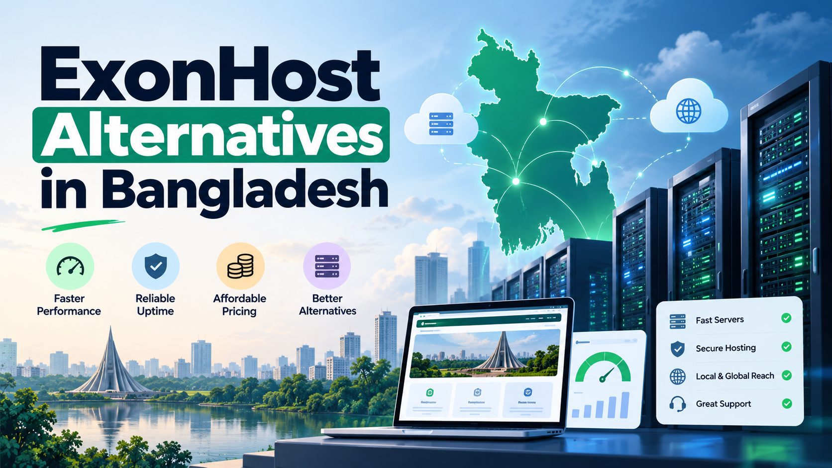 5 Best ExonHost Alternatives in Bangladesh: Reliable Domain & Web Hosting Providers